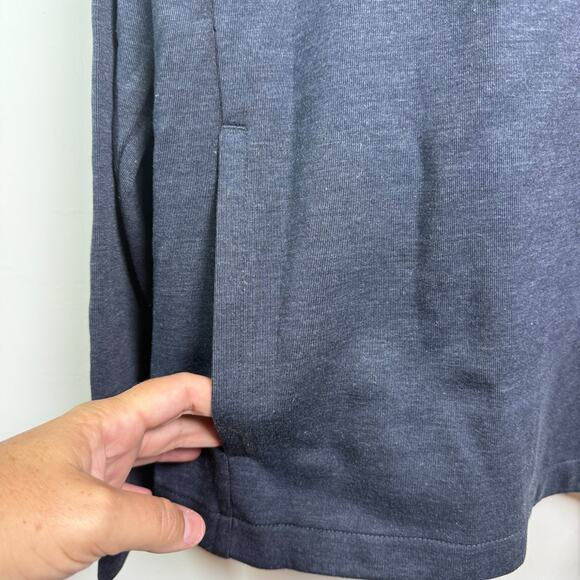 JCrew Authentic Fleece Hoodie Preppy Pullover Winter Men XL Long Sleeve Outdoor - Picture 5 of 13